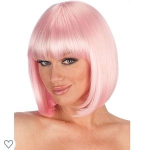Wicked Wigs Charm Pink Bob Wig